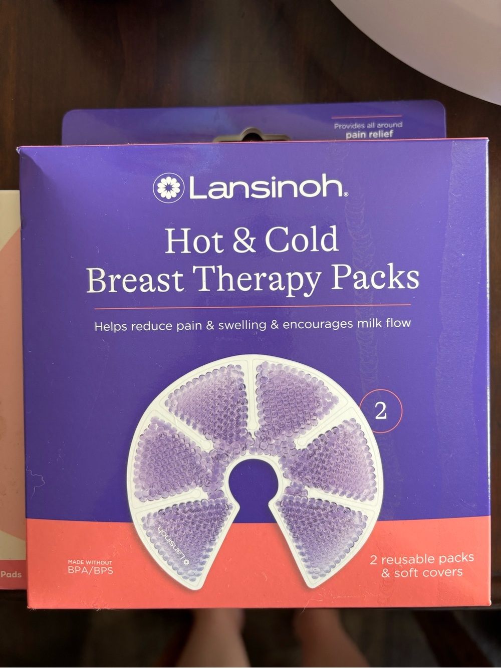 Lansinoh Purple Hot & Cold Breast Therapy Packs